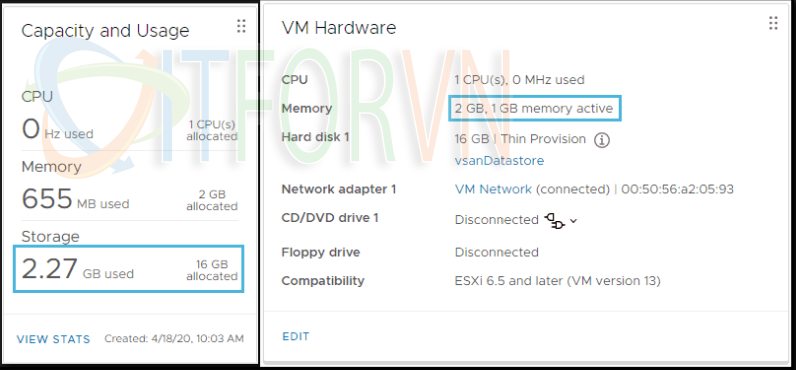VMware vSAN 7 Capacity Reporting improvements