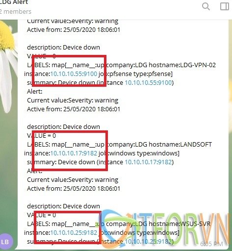 [Prometheus từ A đến Z] Phần 07. Cấu hình Alert trong Prometheus gửi tin nhắn qua telegram