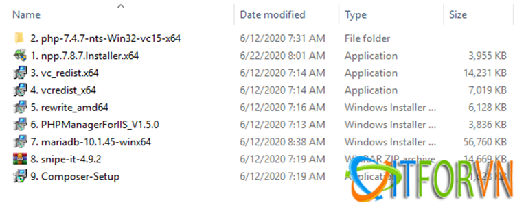 Hướng dẫn cài đặt phần mềm quản lý tài sản Snipe IT trên Windows Server 2016