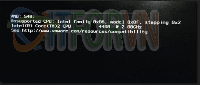 vSphere 7.0 unsupported CPUs and ESXi 7.0 hardware requirements