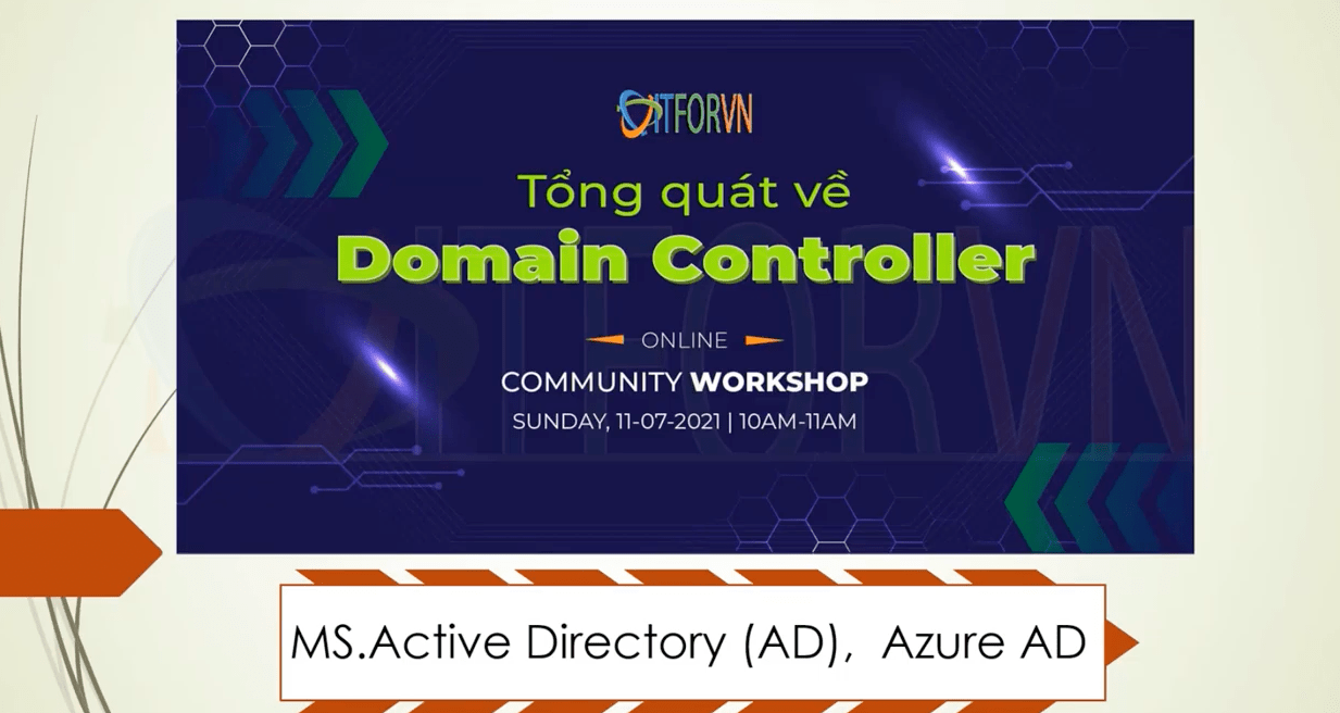 Community Workshop - Tổng quát về Domain Controller