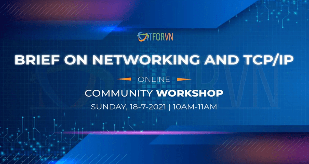 Community Workshop - Brief on Networking and TCP/IP