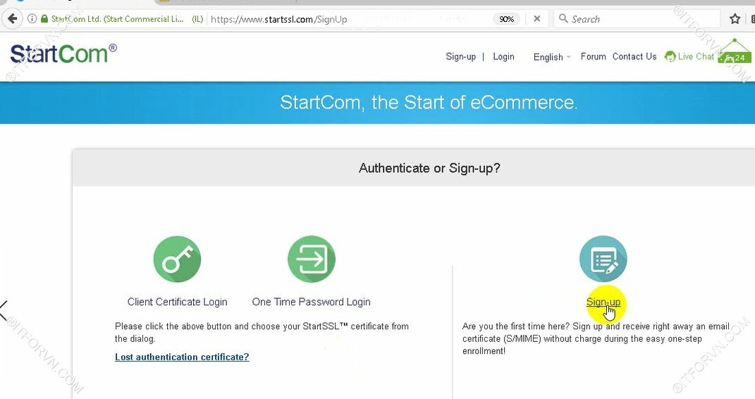 Setup Start SSL Nginx 2 - Cấu hình SSL Cho web Server - Part 1 Đăng ký SSL