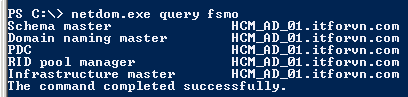 11111111111 37 Nâng cấp Active Directory từ 2008 - 2012 một cách an toàn nhất với FSMO.