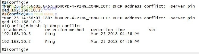 DHCP Server xử lý conflict IP